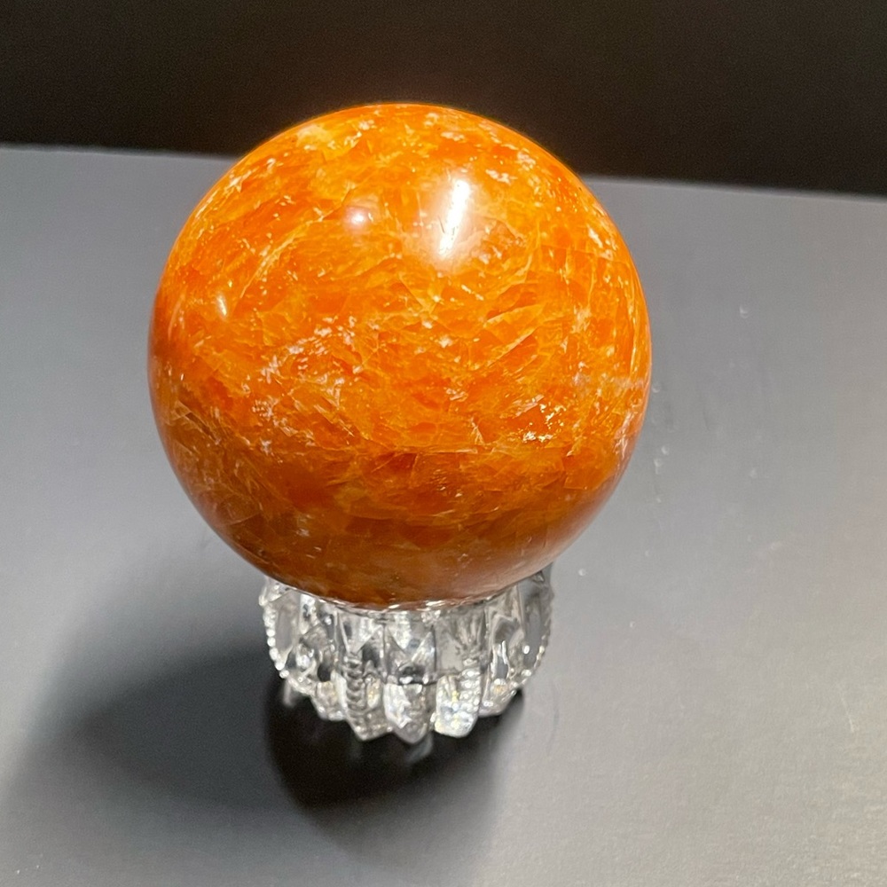 Genuine Polished Ocean Jasper Sphere 437g